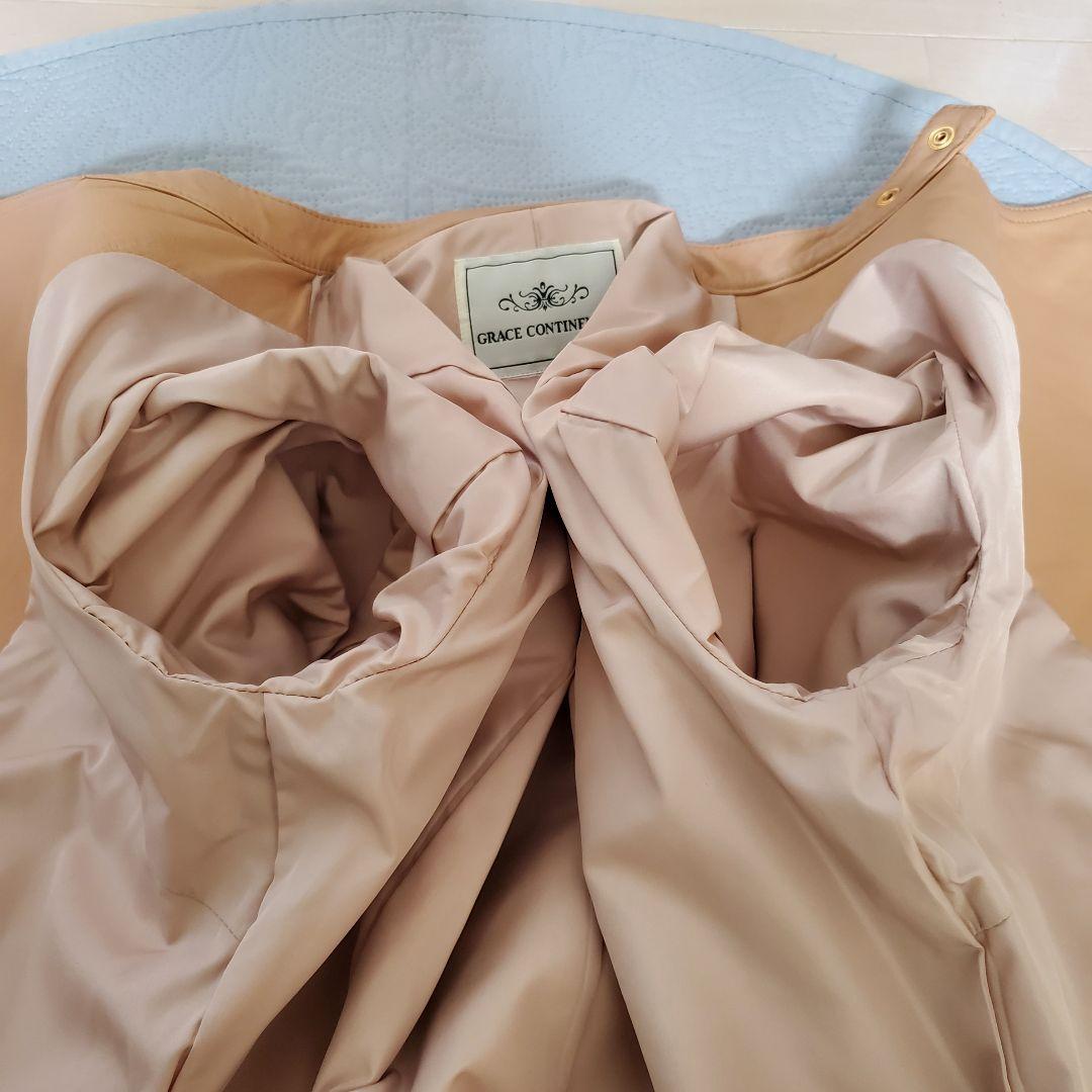 未使用 グレースコンチネンタル 柔らか 本革 ライダースジャケット