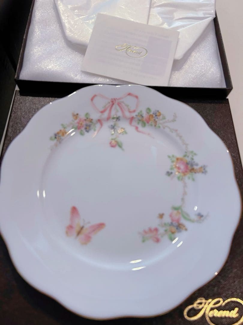 ヘレンド　新品未使用　エデンローズドラジェ　 デザートプレート