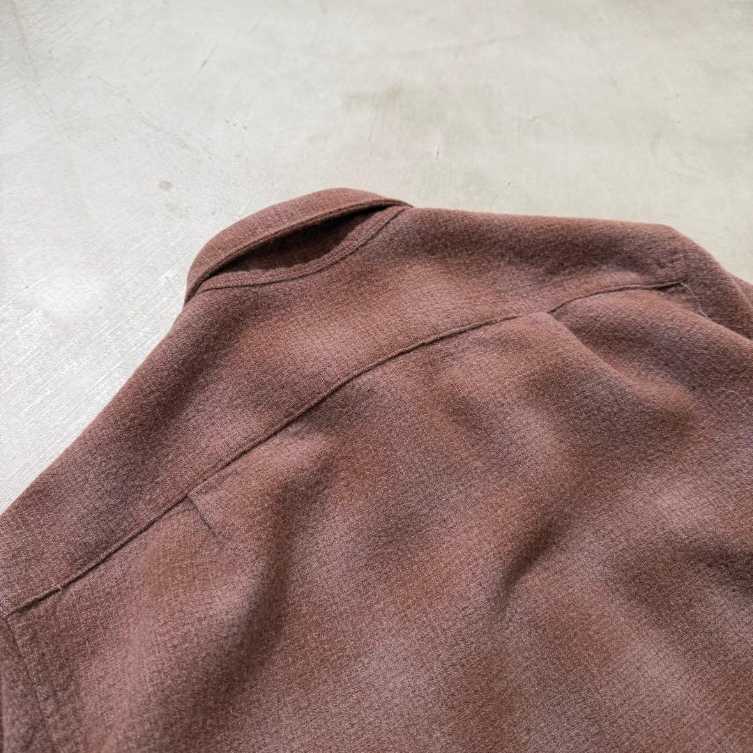 トップス 60s PENDLETON Wool shirt Ombre