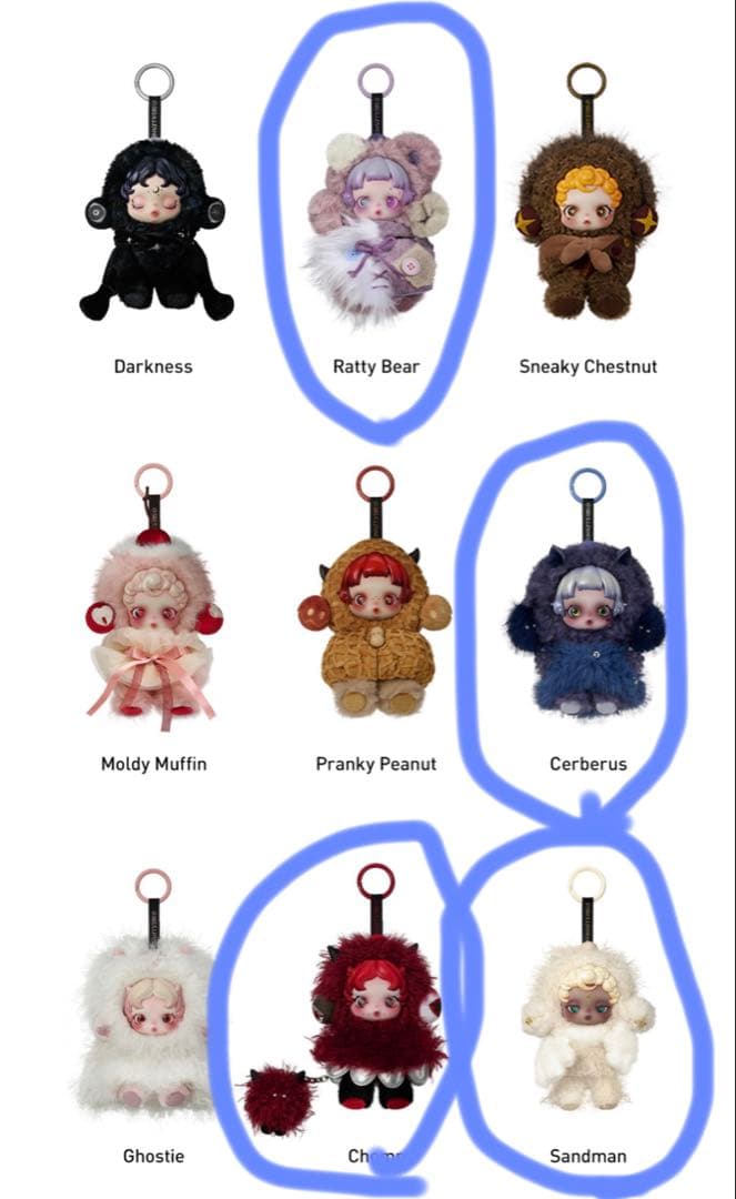 SKULLPANDA You Found Me スカルパンダ 人気4種セット❹