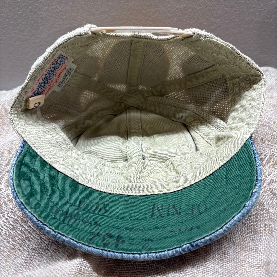 デニム&ダンガリー　ワッペン　パッチ　デニムメッシュキャップ　サイズ52