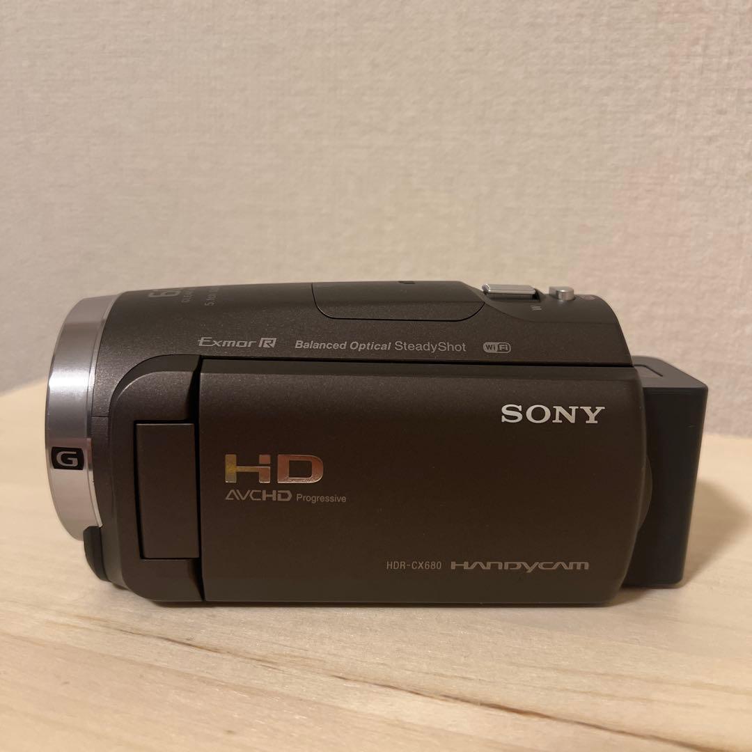 美品SONY HDR-CX680 ブラウン　ビデオカメラ 本体