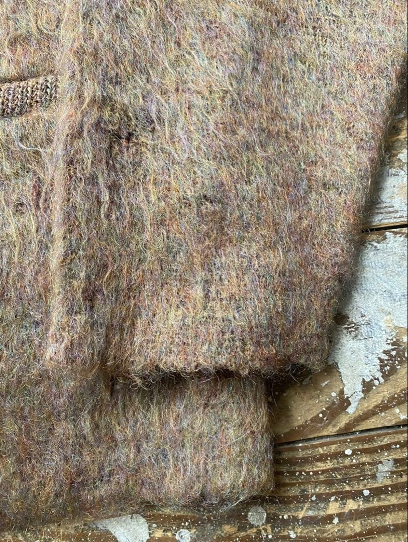 S*s様 60s モヘアカーディガン　ロカビリー　グランジ　毛足長　ヴィンテージ