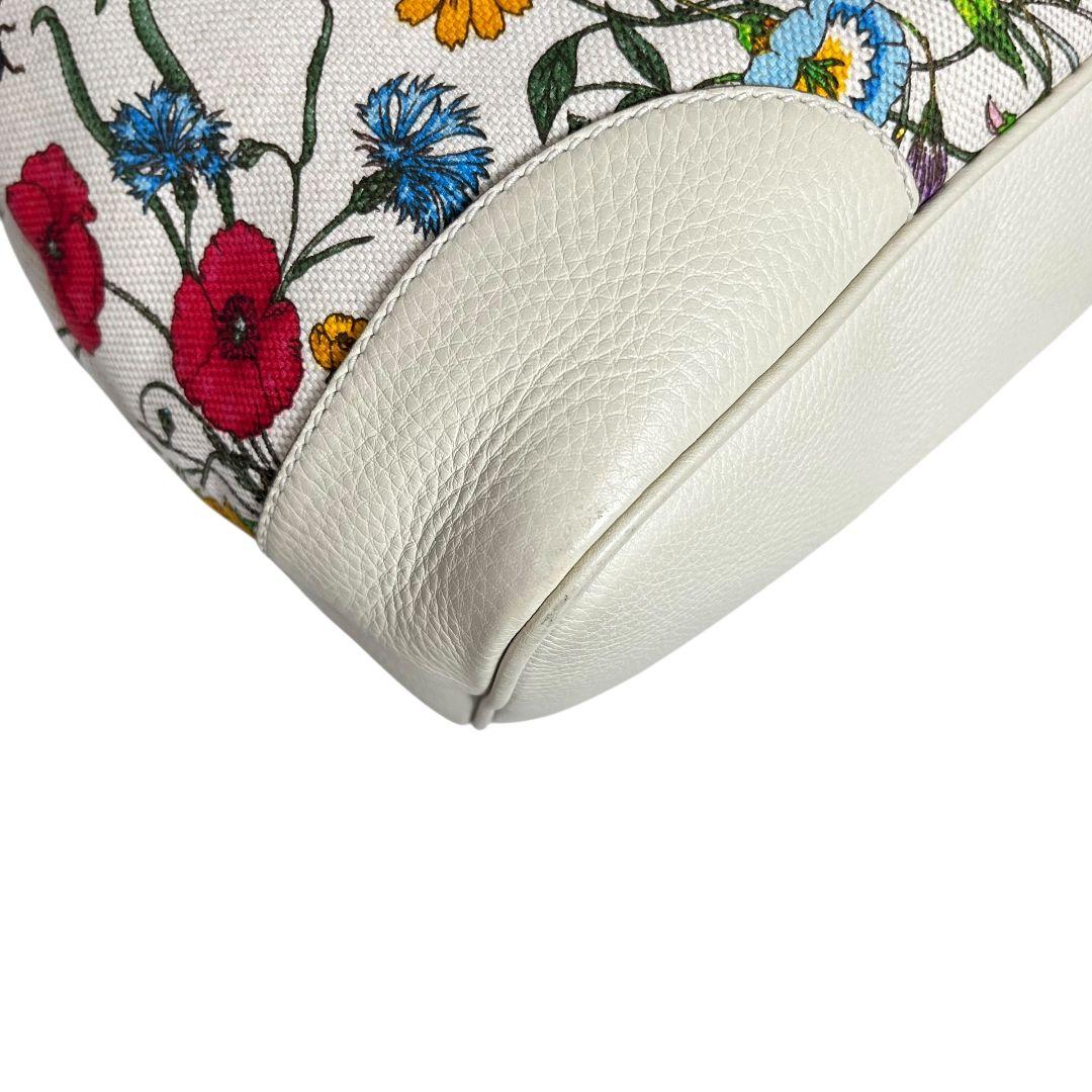 【 良品 】 グッチ　トートバッグ　フラワー　50周年記念モデル　タッセル　花柄