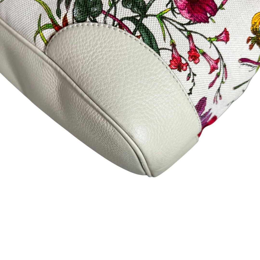 【 良品 】 グッチ　トートバッグ　フラワー　50周年記念モデル　タッセル　花柄