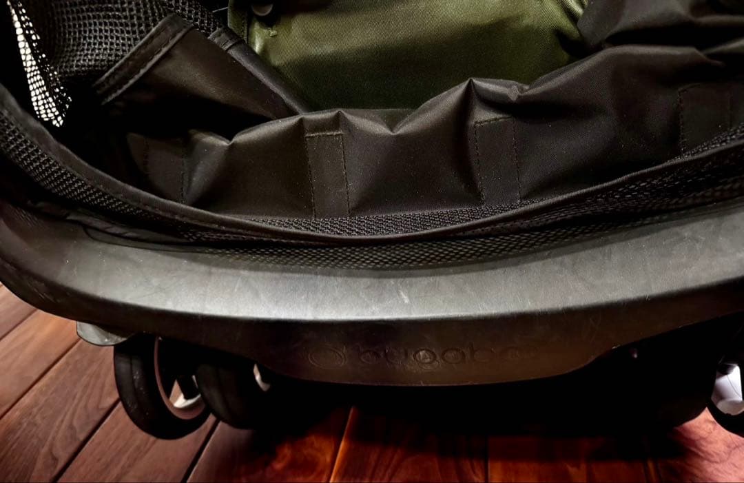 バカブー bagaboo バタフライ カーキ グリーン ベビーカーフック付き