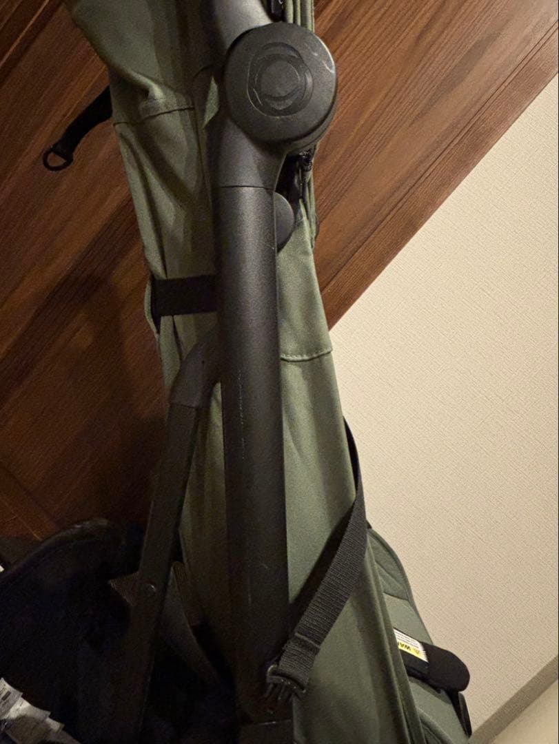 バカブー bagaboo バタフライ カーキ グリーン ベビーカーフック付き