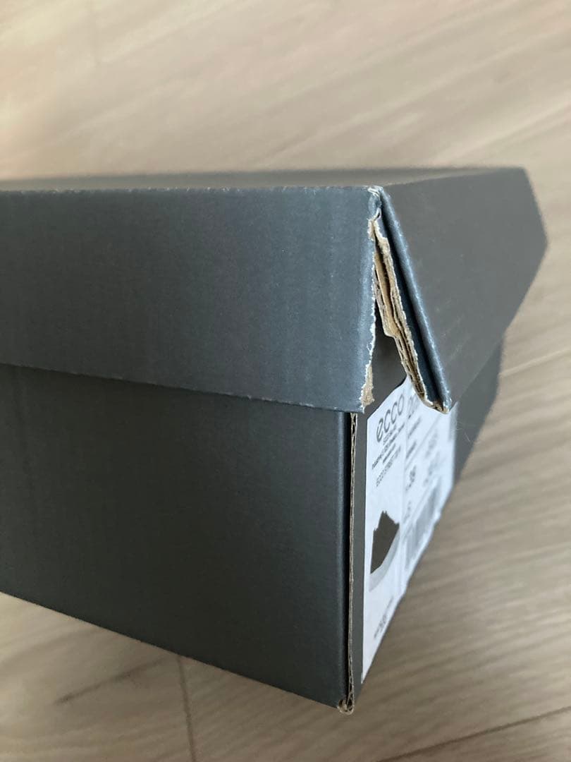 【新品】ECCO ゴアテックス　スニーカー　24.5 ブラック