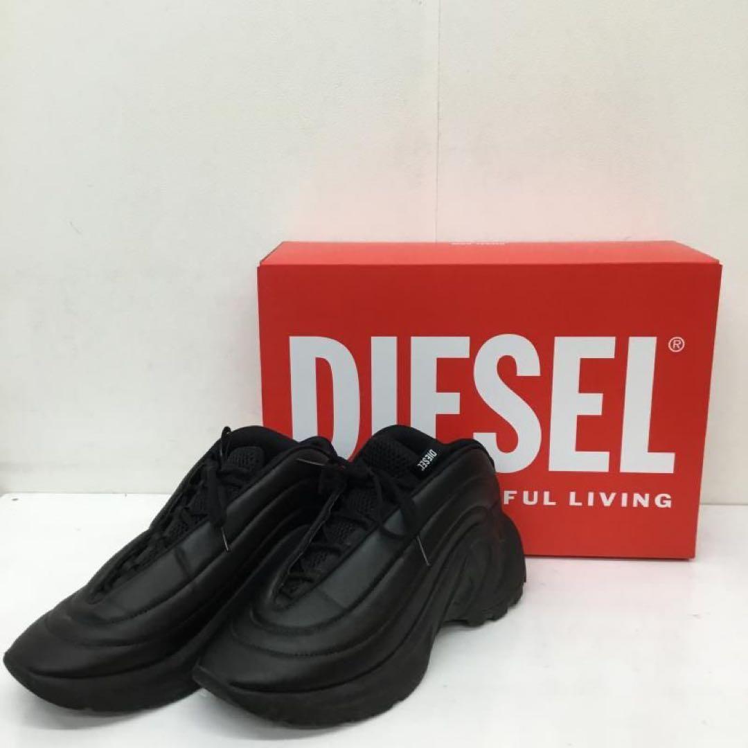 DIESEL ブラック スニーカー 39