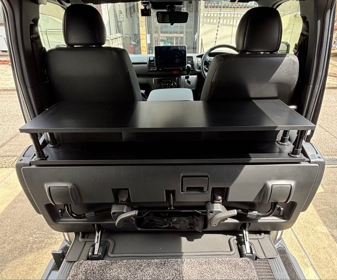 ハイエース 200系 スーパーGL 収納付 テーブル ナロー ワイド 簡単取付