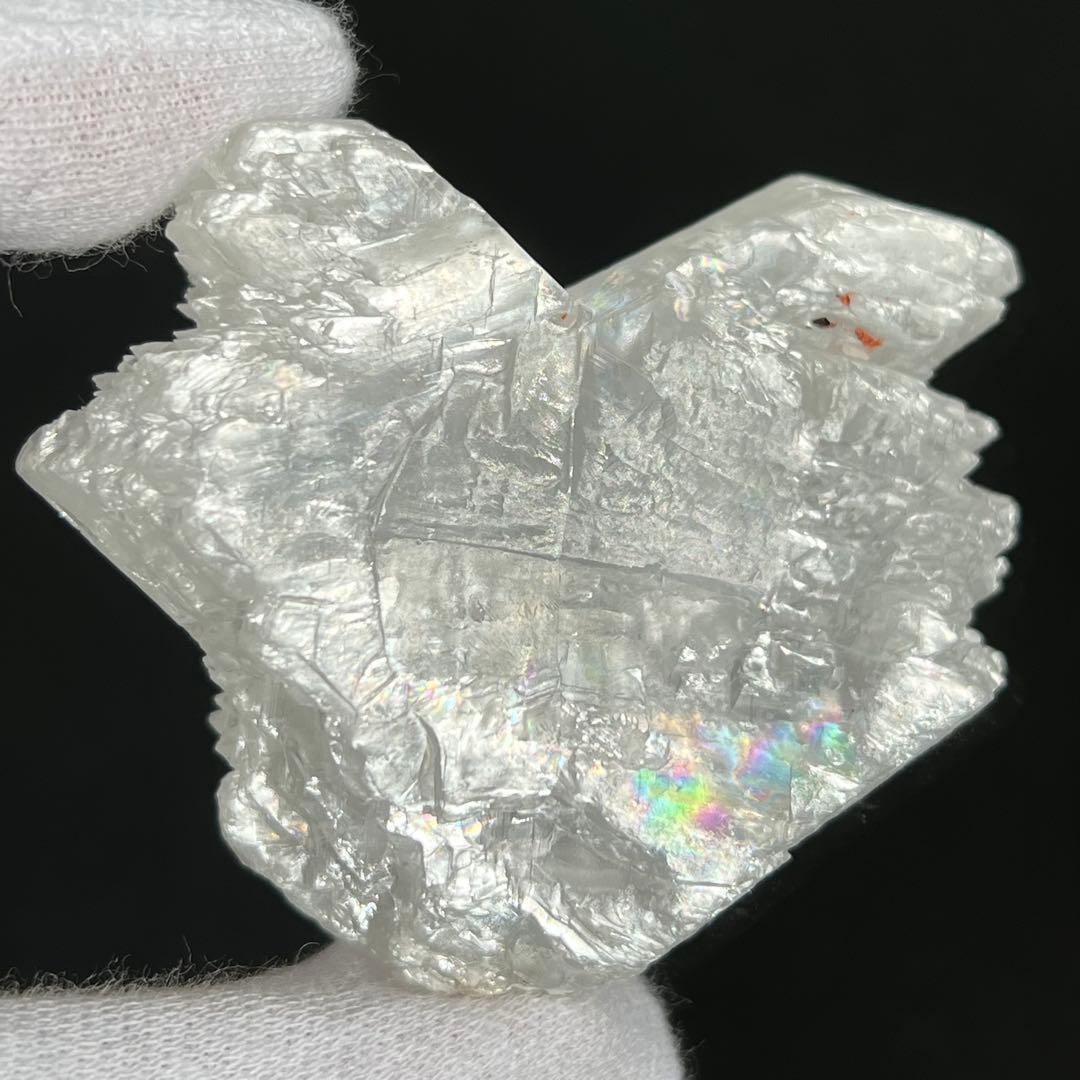 フィッシュテール　セレナイト　天然石　原石　クリスタル　アイリスクォーツ　虹