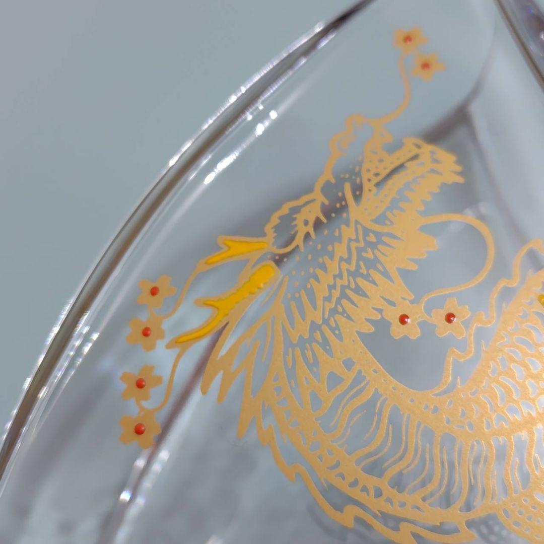 レア Baccarat フラワーベース 花瓶ギンコ バカラ龍 竜 辰GINKGO