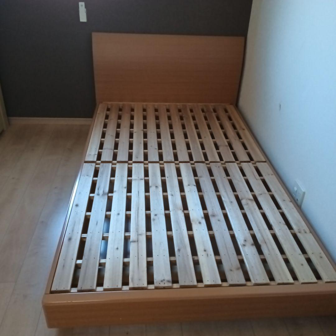セミダブルベッドフレーム 木製 ナチュラルウッド