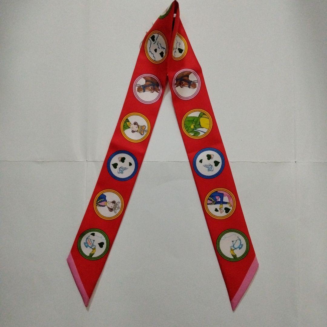 ✨️エルメス✨️　ツイリー 「ティータイム」柄　新品未使用で保管