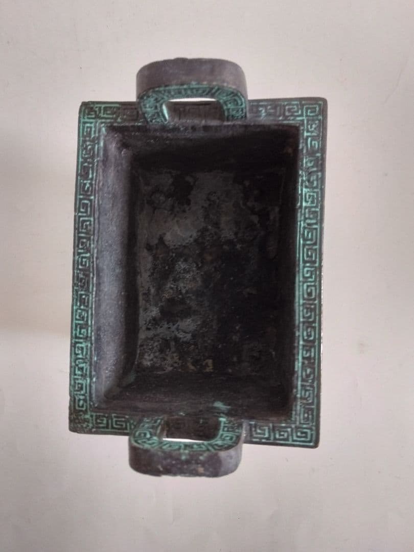 中国古来の青銅器　方てい香炉