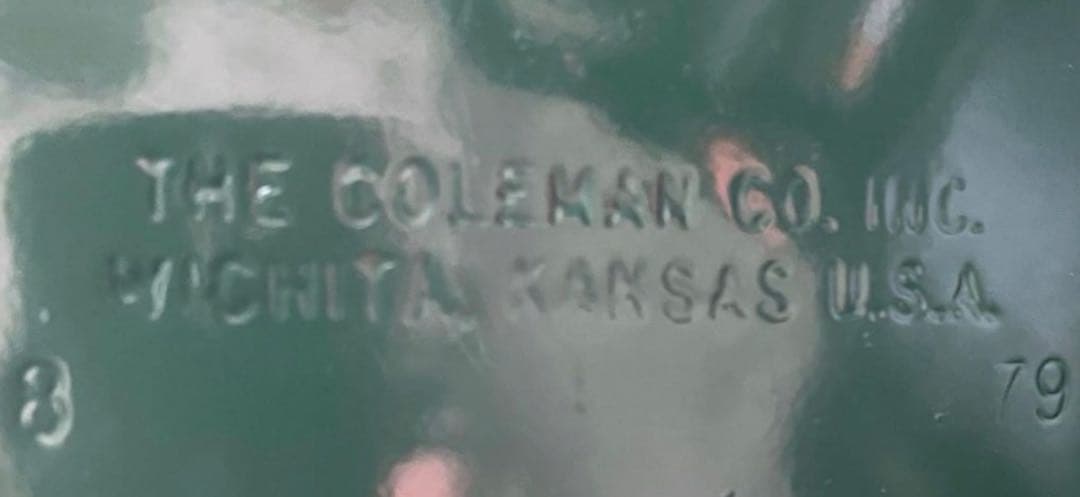 コールマン　220J 1979/8 ホワイトガソリンランタン