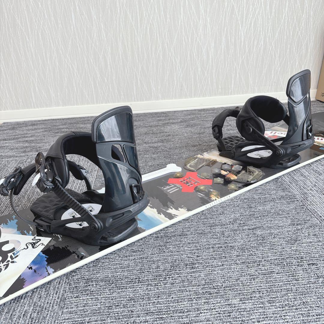 23超豪華❗️HEAD メンズスノーボードセット★スノボ151cm+ビン付