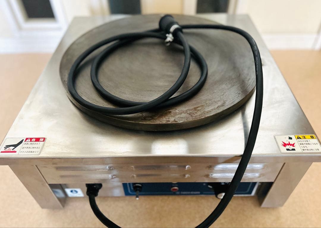 ニチワ 100V 電気クレープ焼器 CM-410
