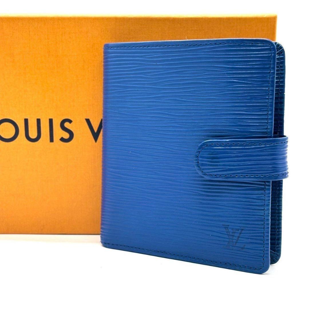 き*ま様 ルイ・ヴィトン　エピ 二つ折り財布 ポルトビエ・コンパクト M6355