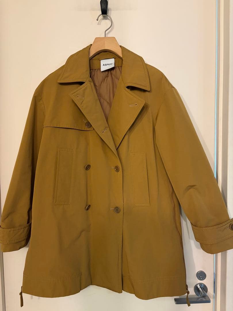 ASPESI キャメルトレンチコート