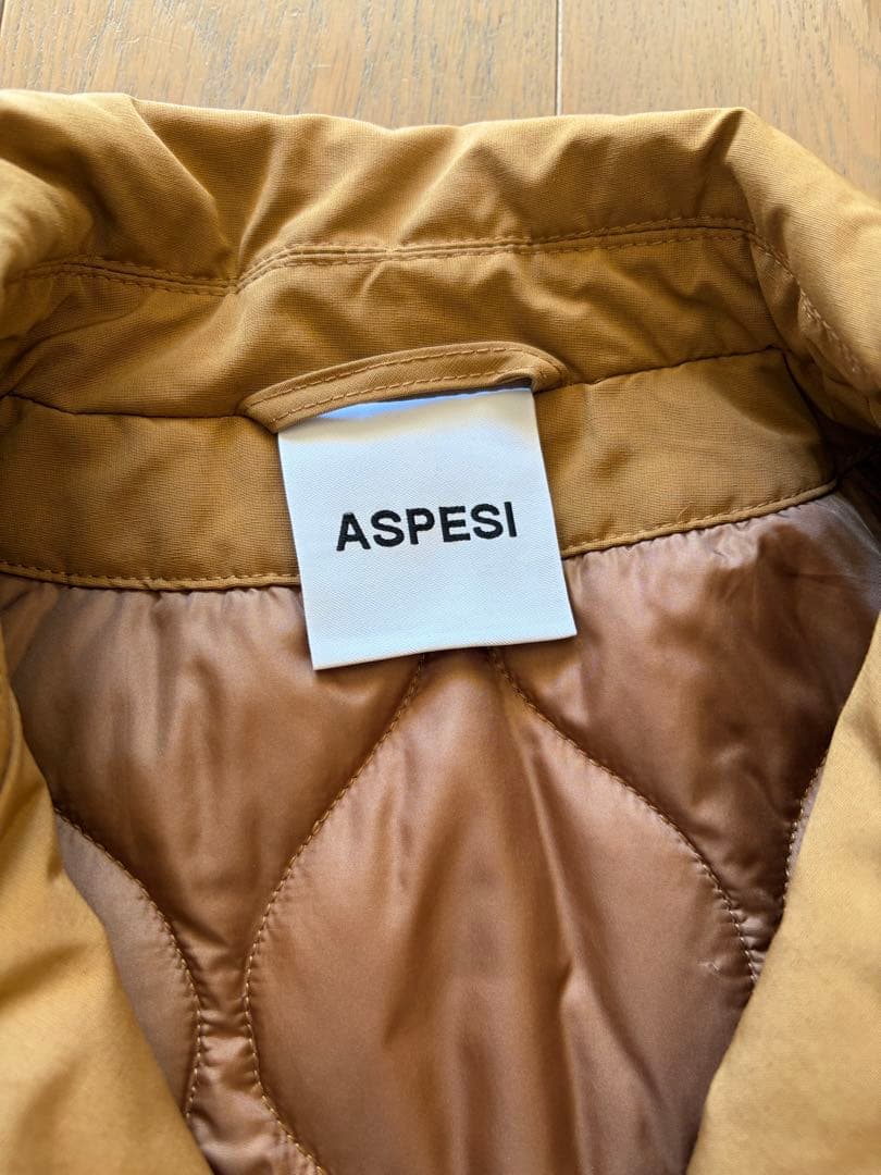 ASPESI キャメルトレンチコート