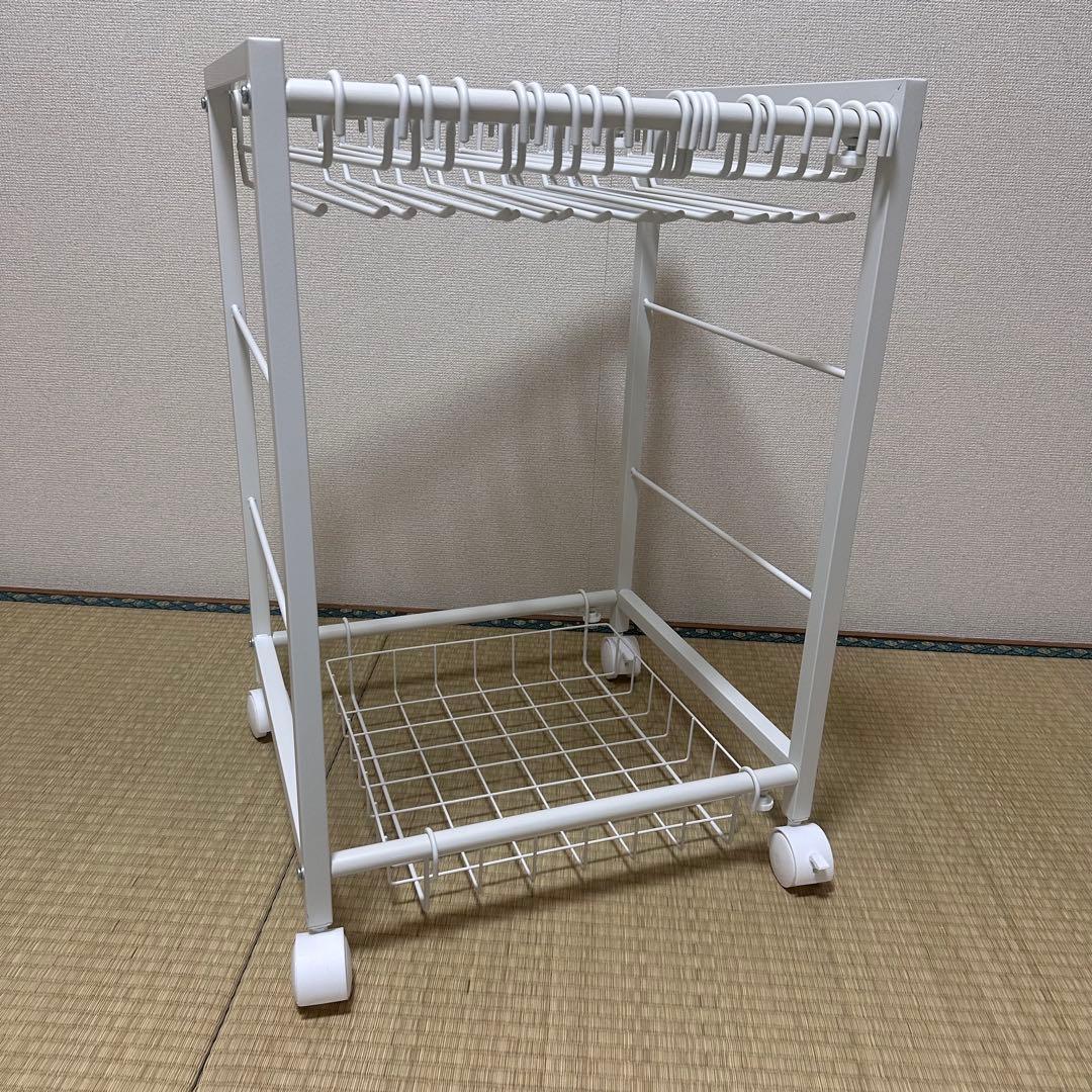 伸縮式スラックスハンガー 20本掛け