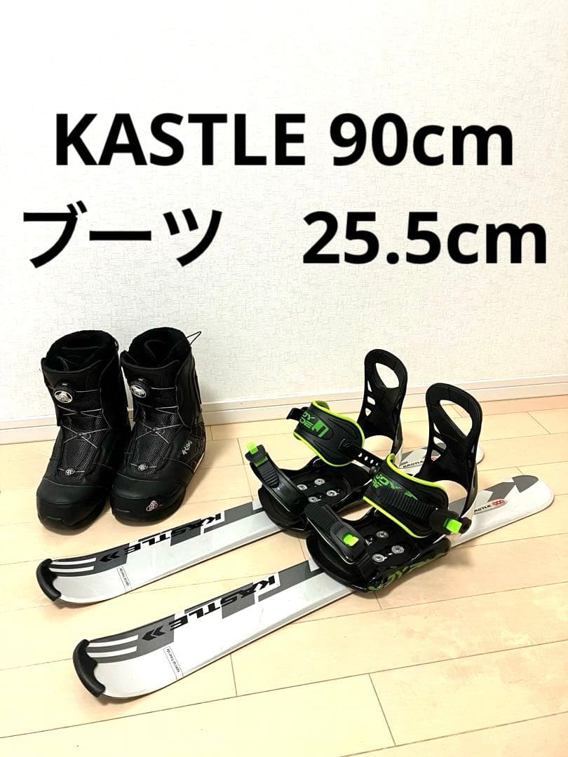 スキーボード　ショートスキー　ソフトブーツ対応スノーボードビンディング　25.5