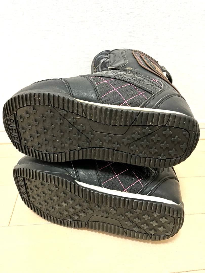 スキーボード　ショートスキー　ソフトブーツ対応スノーボードビンディング　25.5