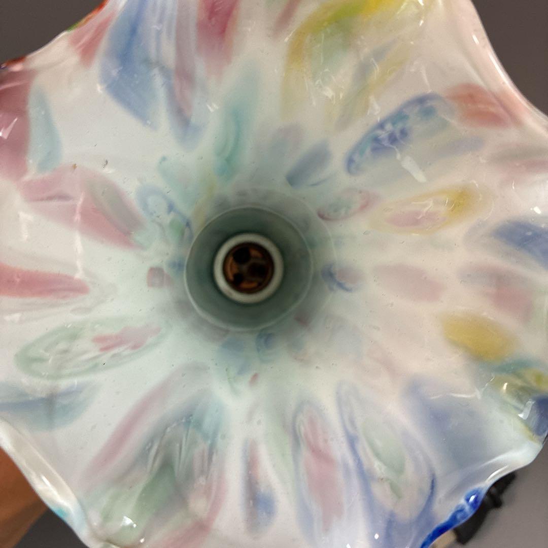 美品 ベネチアンランプ イタリア ムラノ製 ガラフランプ　天使　アンティーク