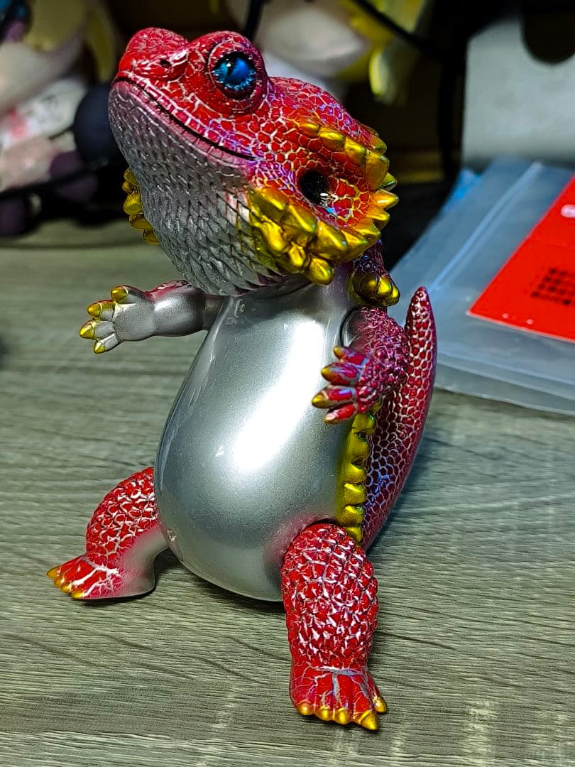 珍*ら様 フトアゴン　ソフビ　3体セット