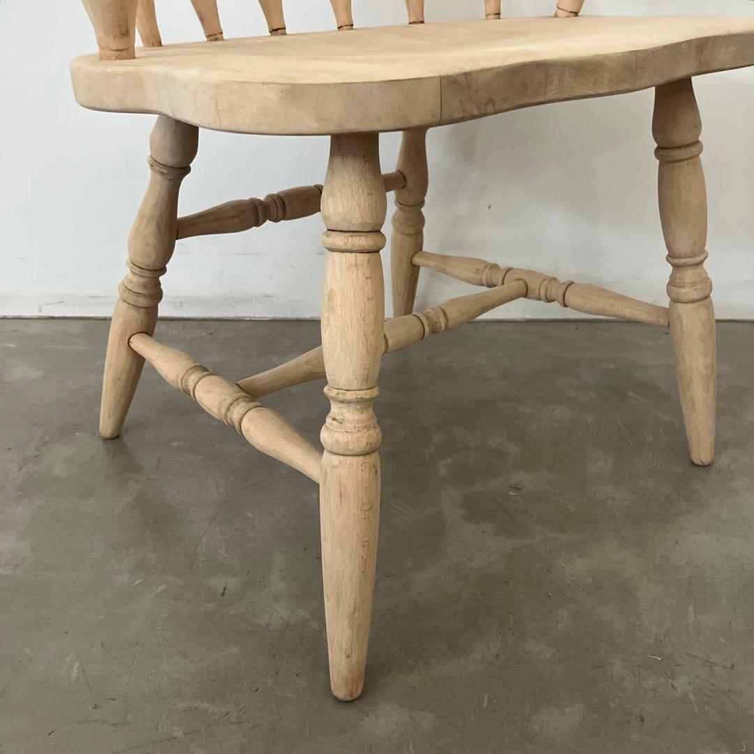 レトロ　アンティーク　古家具　剥離家具　ストリップド　ウィンザーチェア　椅子