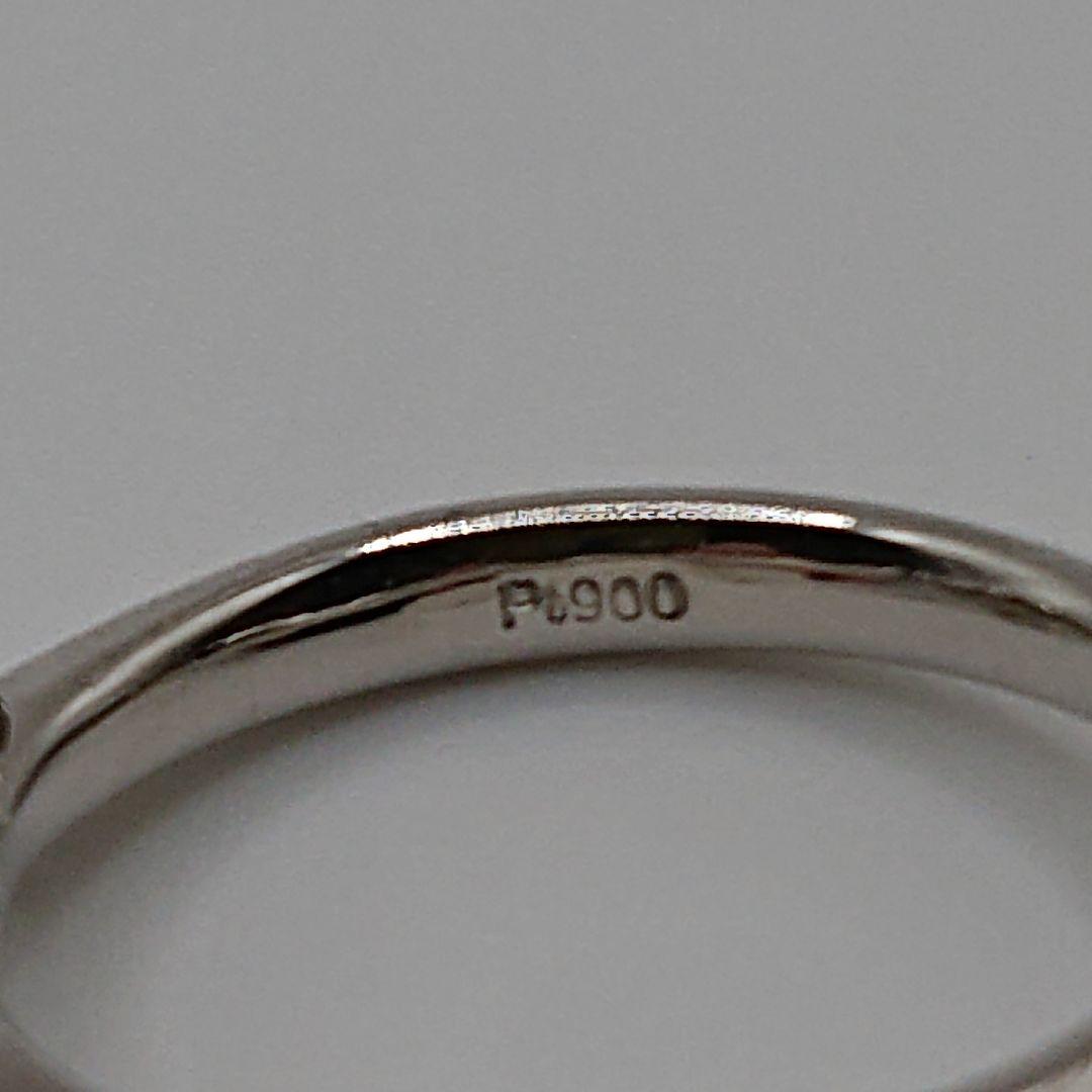 1カラットUP 3粒 天然ダイヤモンドリング プラチナ900 Pt900