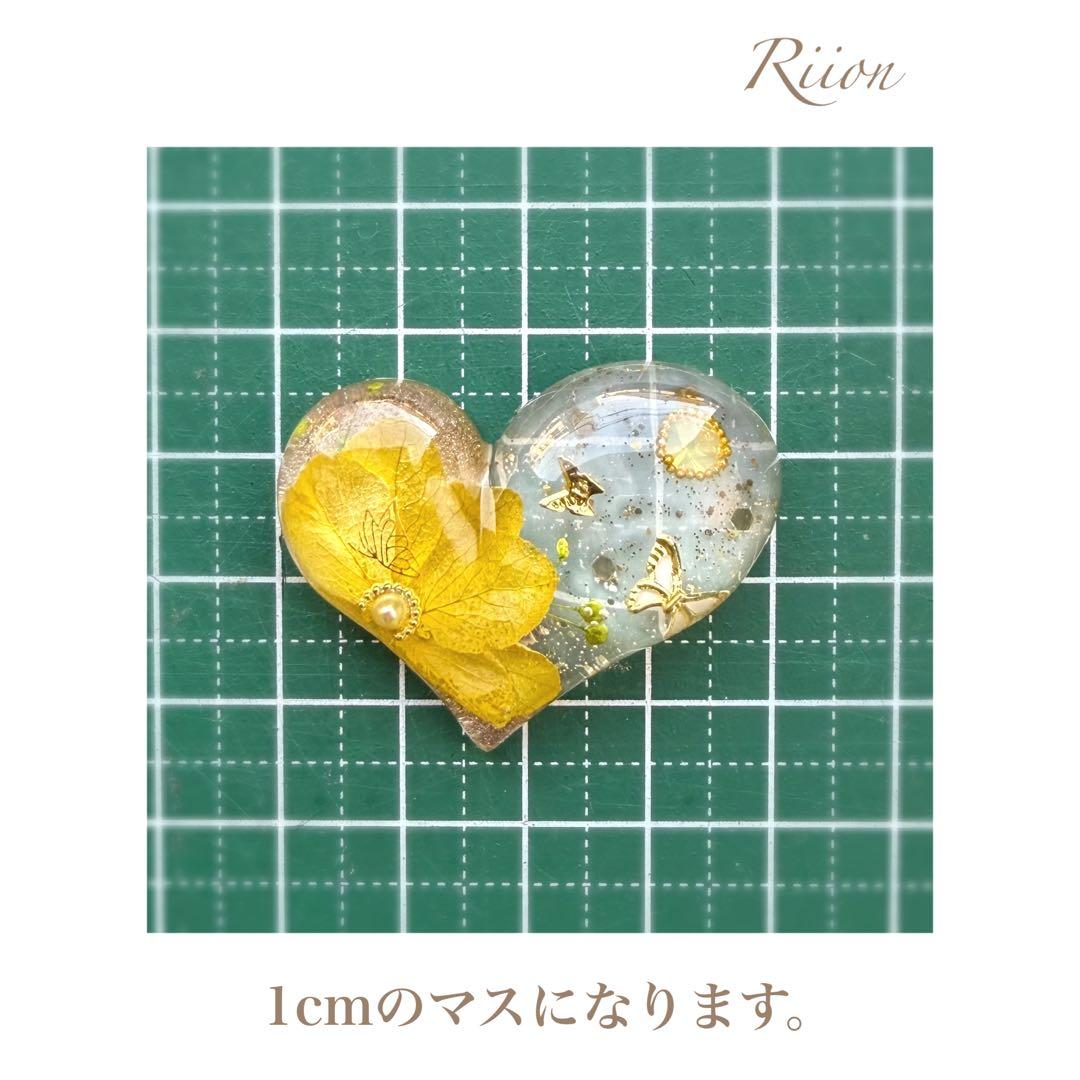 no.1108‪.*❤︎ アジサイたちのドライフラワーレジンヘアゴム❤︎.*❷