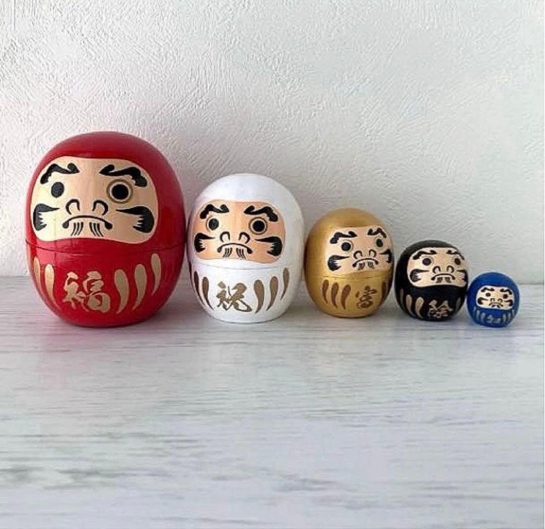 新品　だるま マトリョーシカ　ダルマ