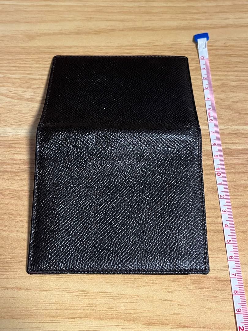 【美品】BVLGARI ダークブラウン パスポートケース
