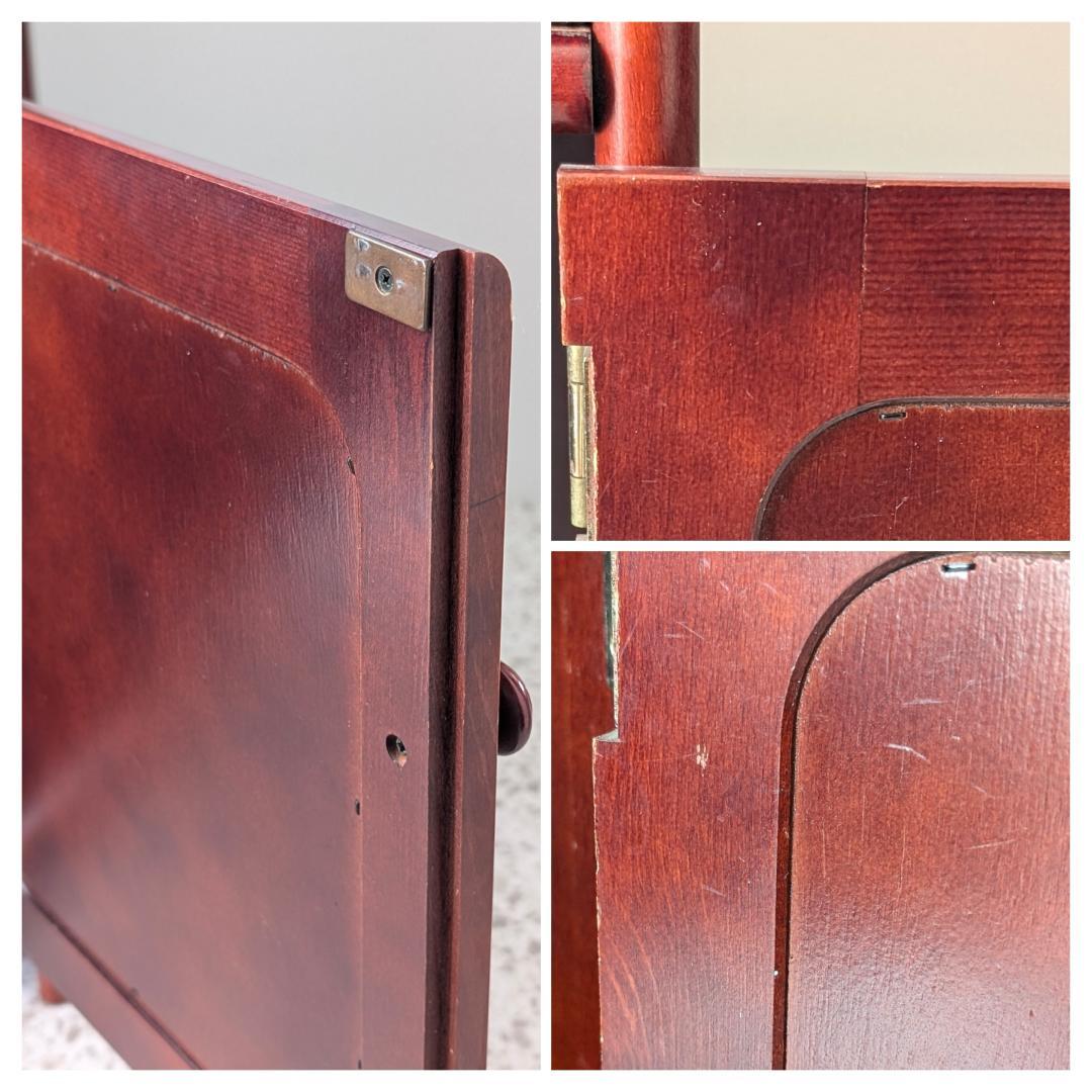 OLD karimoku カリモク 木製 キャビネット 飾り棚 ウッドシェルフ