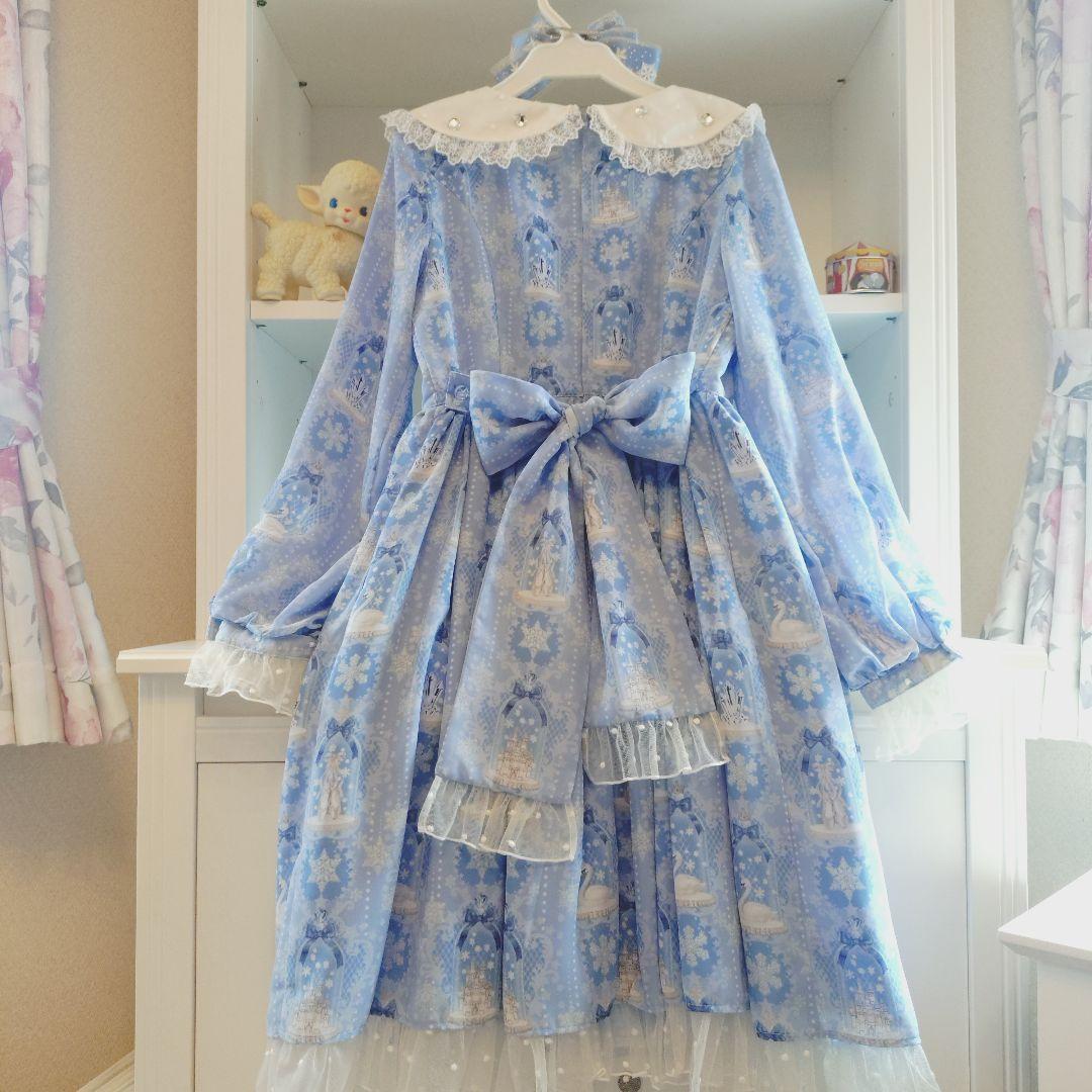 アンジェリックプリティ ️♡ 雪のガラスドームワンピース＆クリップ セット