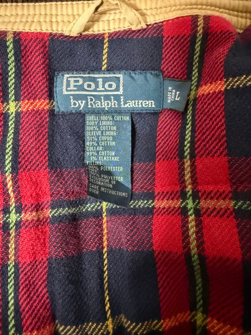 古着 90s Ralphラルフローレンスイングトップ ドリズラージャケット