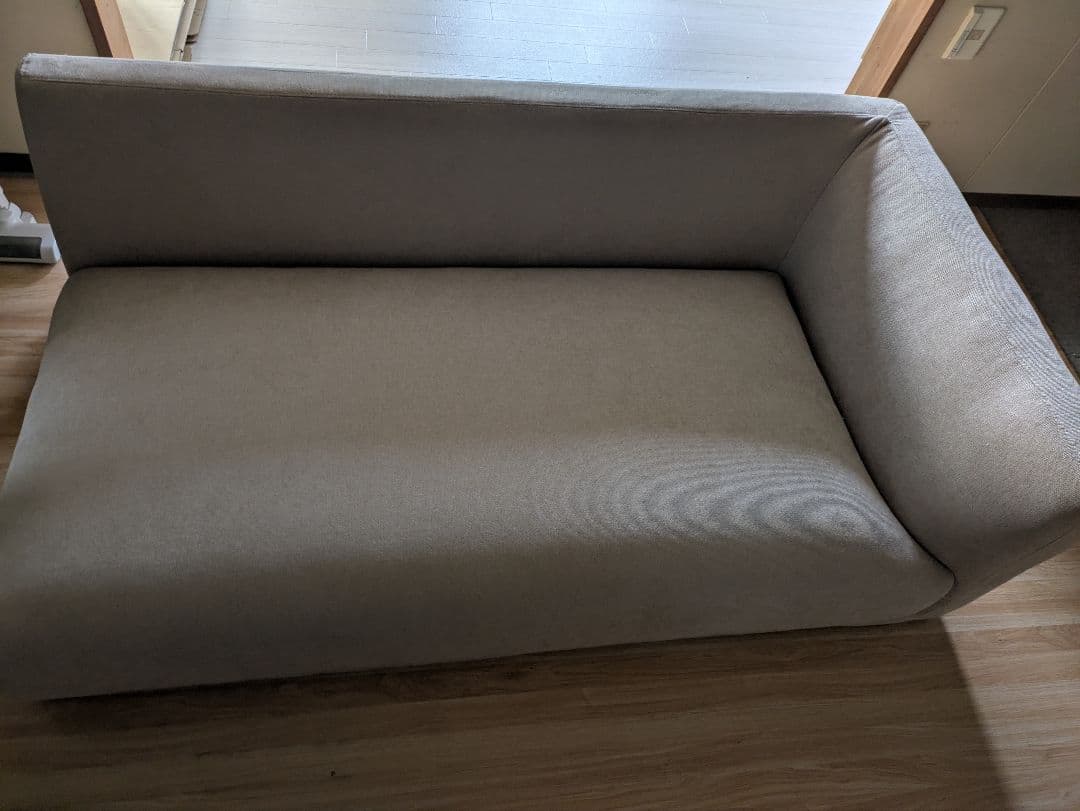 2人用　ローソファー　ベージュ　25日までの出品