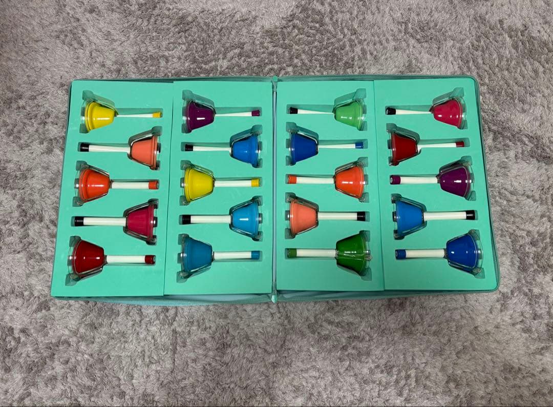 Zen-on ハンドベル 20音　クッションケース付き