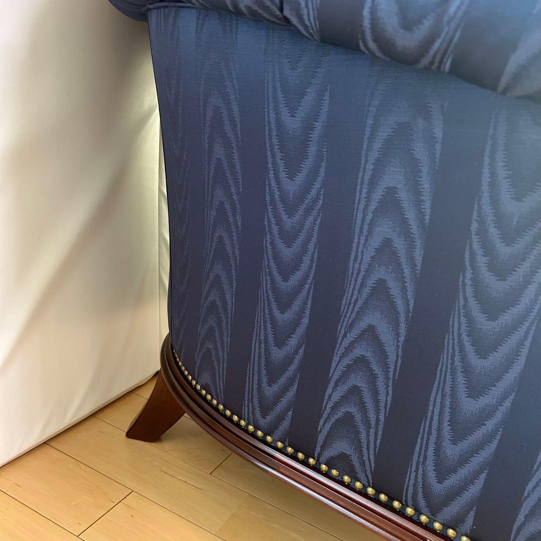 マルニ　KENT-COURT ケントコート　1人ソファ ネイビー　シェルソファー