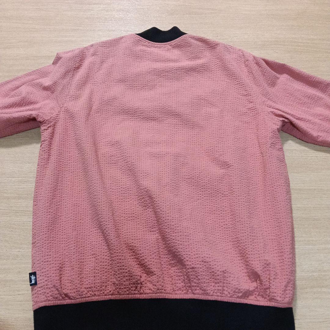 Stussy ピンク ジップアップジャケット