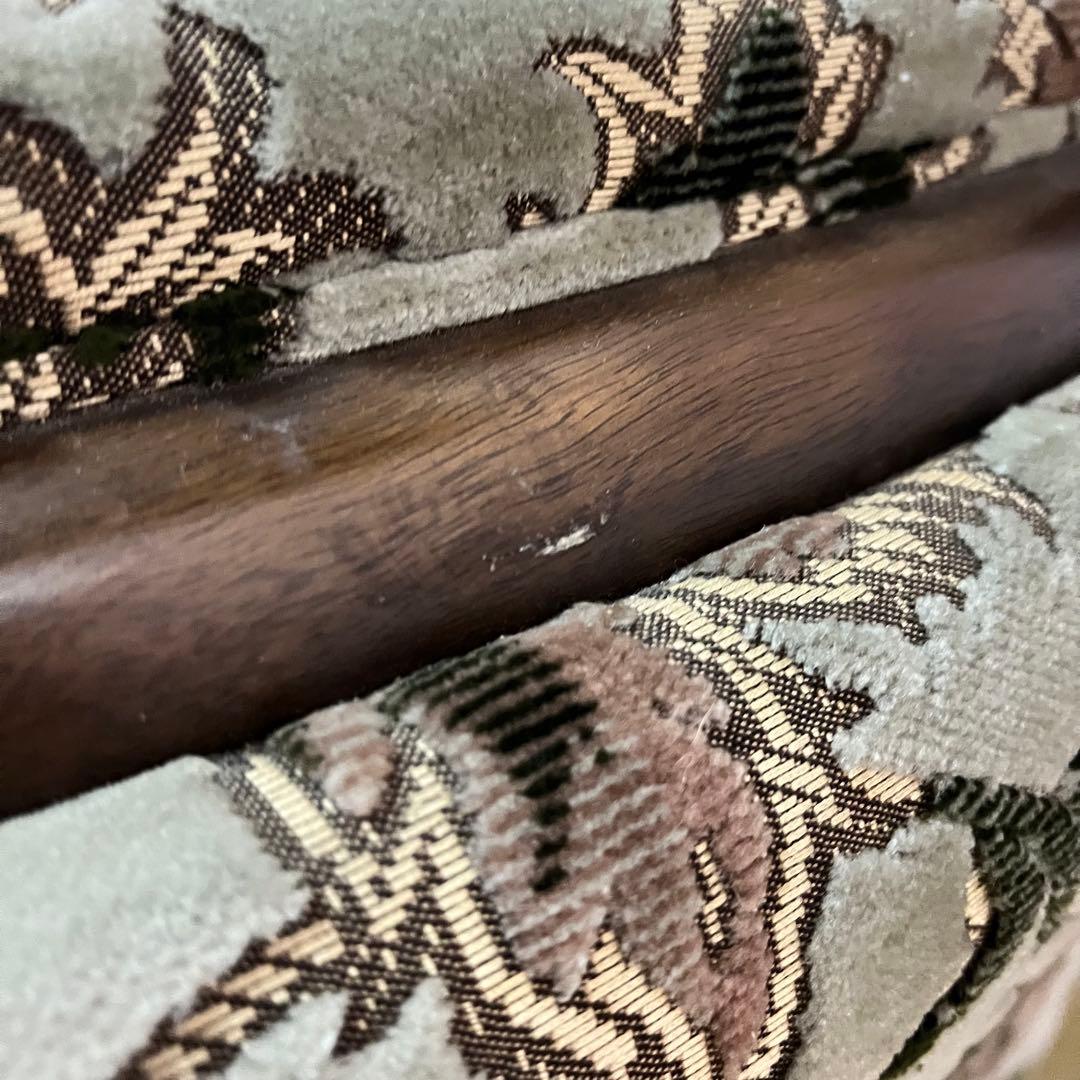 ꧁カリモク家具 karimoku꧂コロニアル 1人掛けアームソファ 花柄