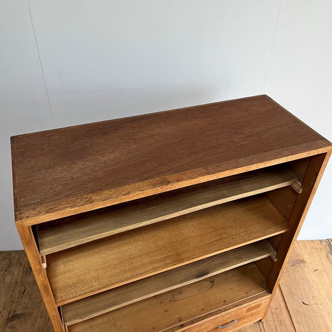 アンティーク オープンラック チェスト 棚 本棚 食器棚 レトロ