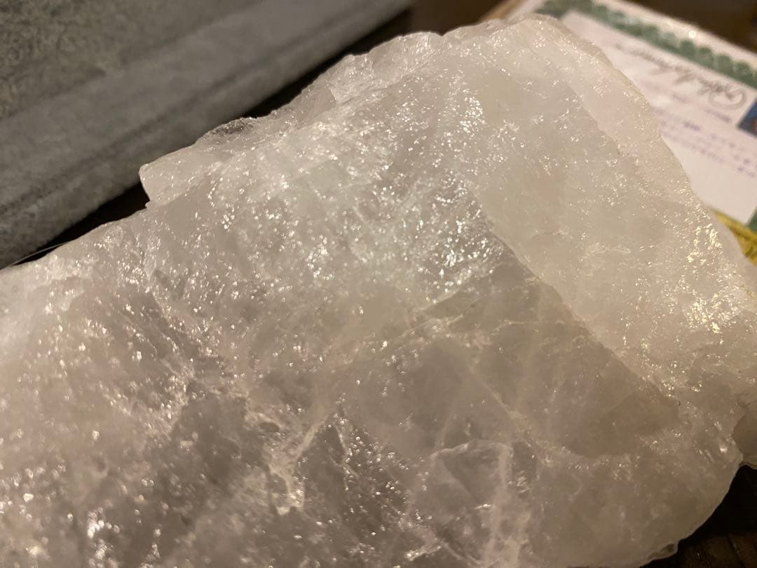 アゼツライト原石 希少サイズ H&E社 証明書付 今後入手不可　14.5cm