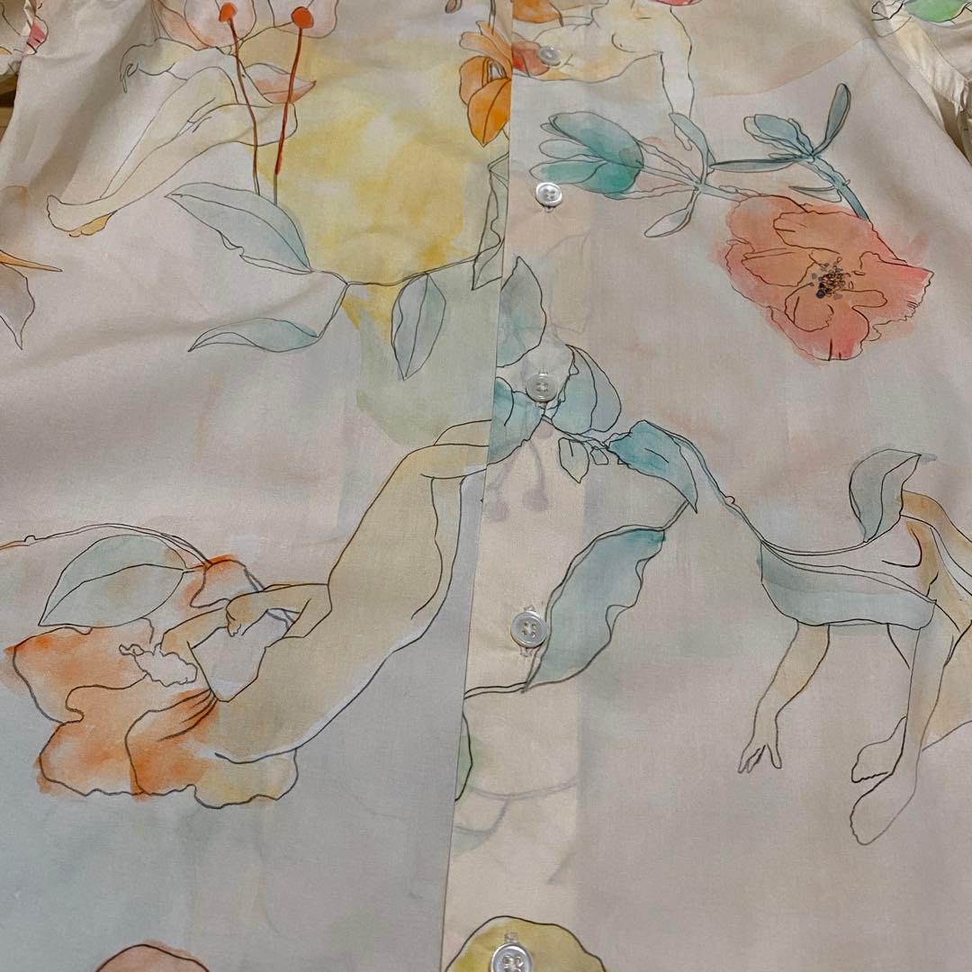 アート　プリントシャツ　Paul Smith ポールスミス