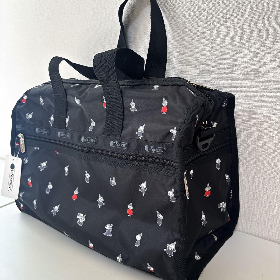 新品♡レスポートサック　ムーミン　リトルミイ　ミディアムボストン　キャリーオン