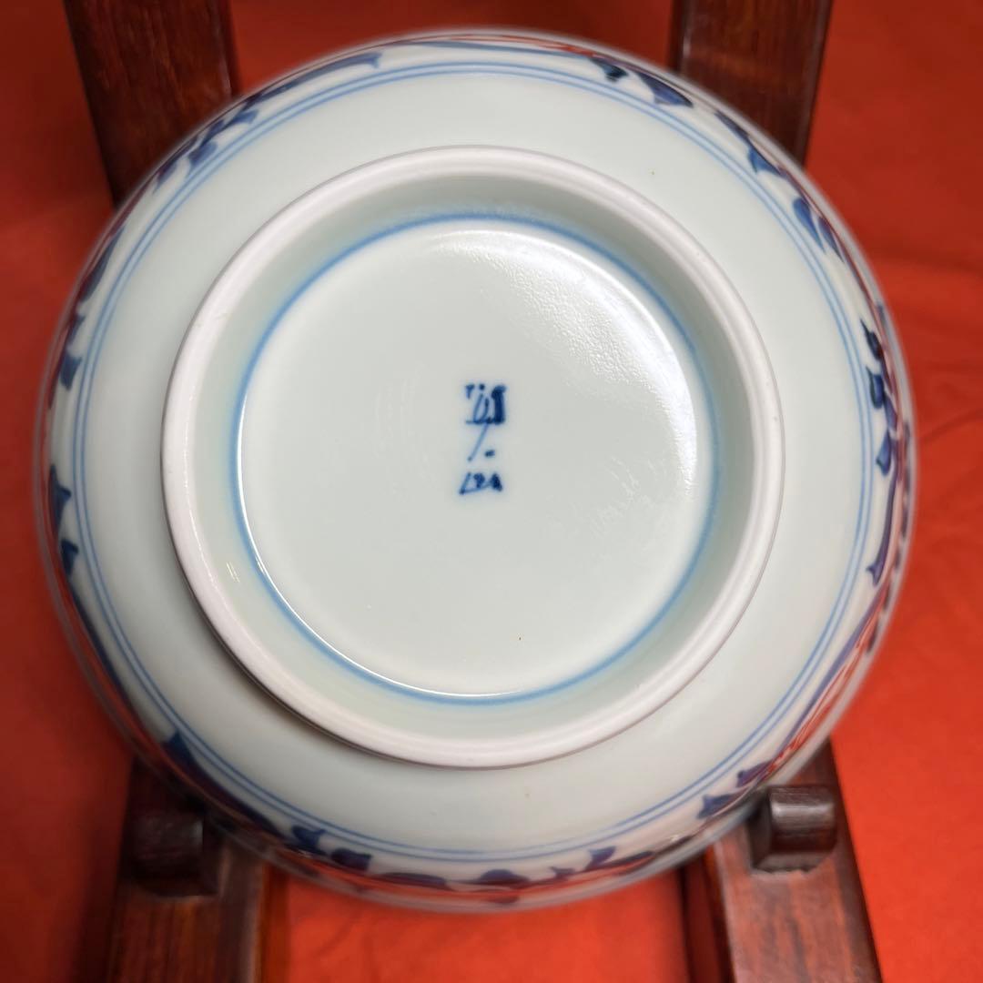 貞山窯「鳳凰絵大鉢」5客揃え