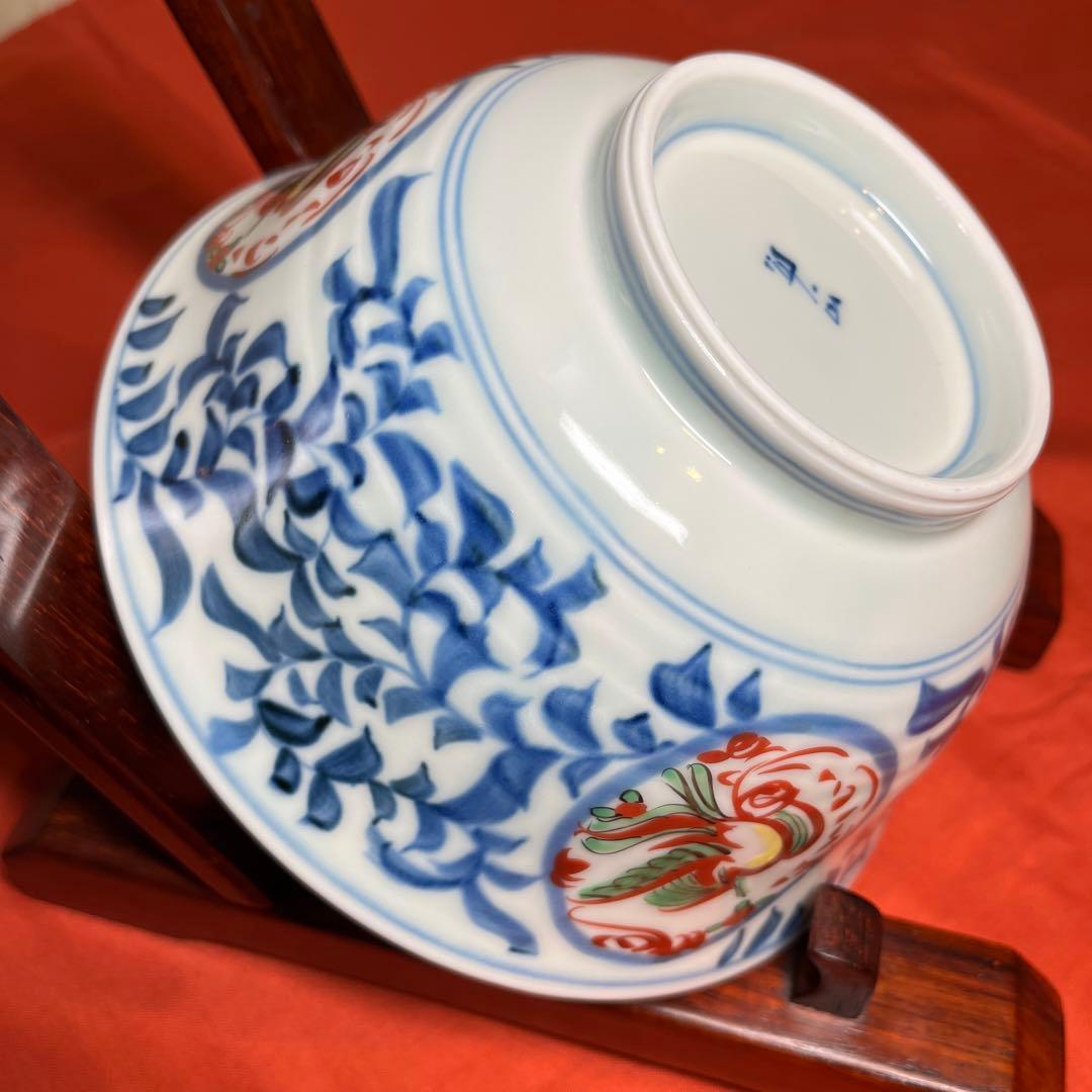 貞山窯「鳳凰絵大鉢」5客揃え