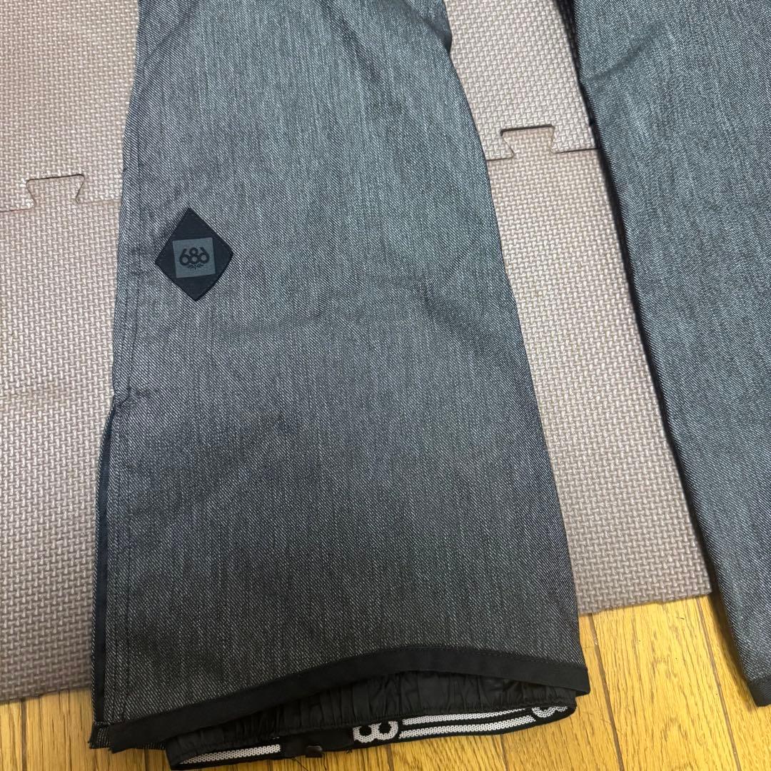 686 スノーボードパンツ Mサイズ ブラックデニム